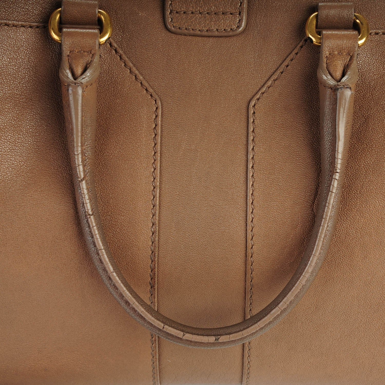 Saint Laurent Sheepskin Small Cabas ChYc Taupe 10 of 10