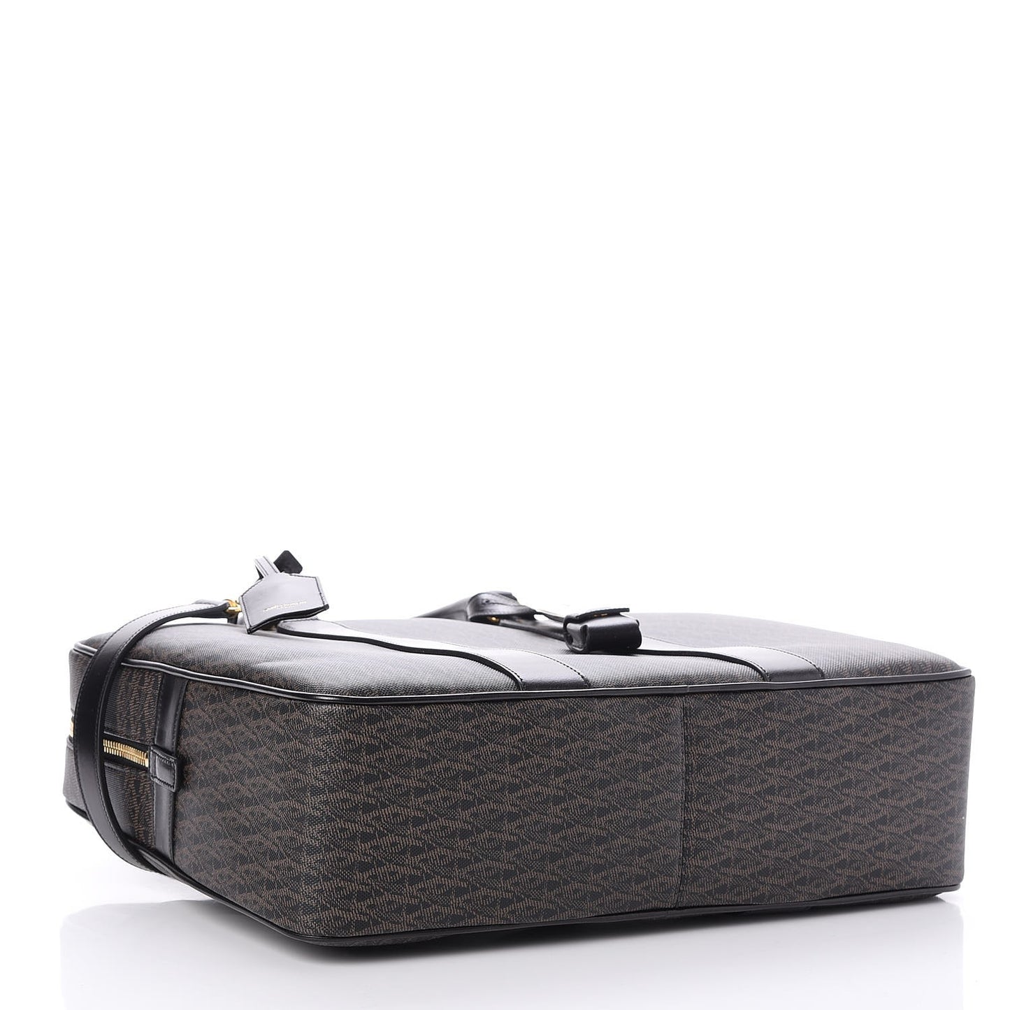 Toile Classic Monogram Rodeo Briefcase Black