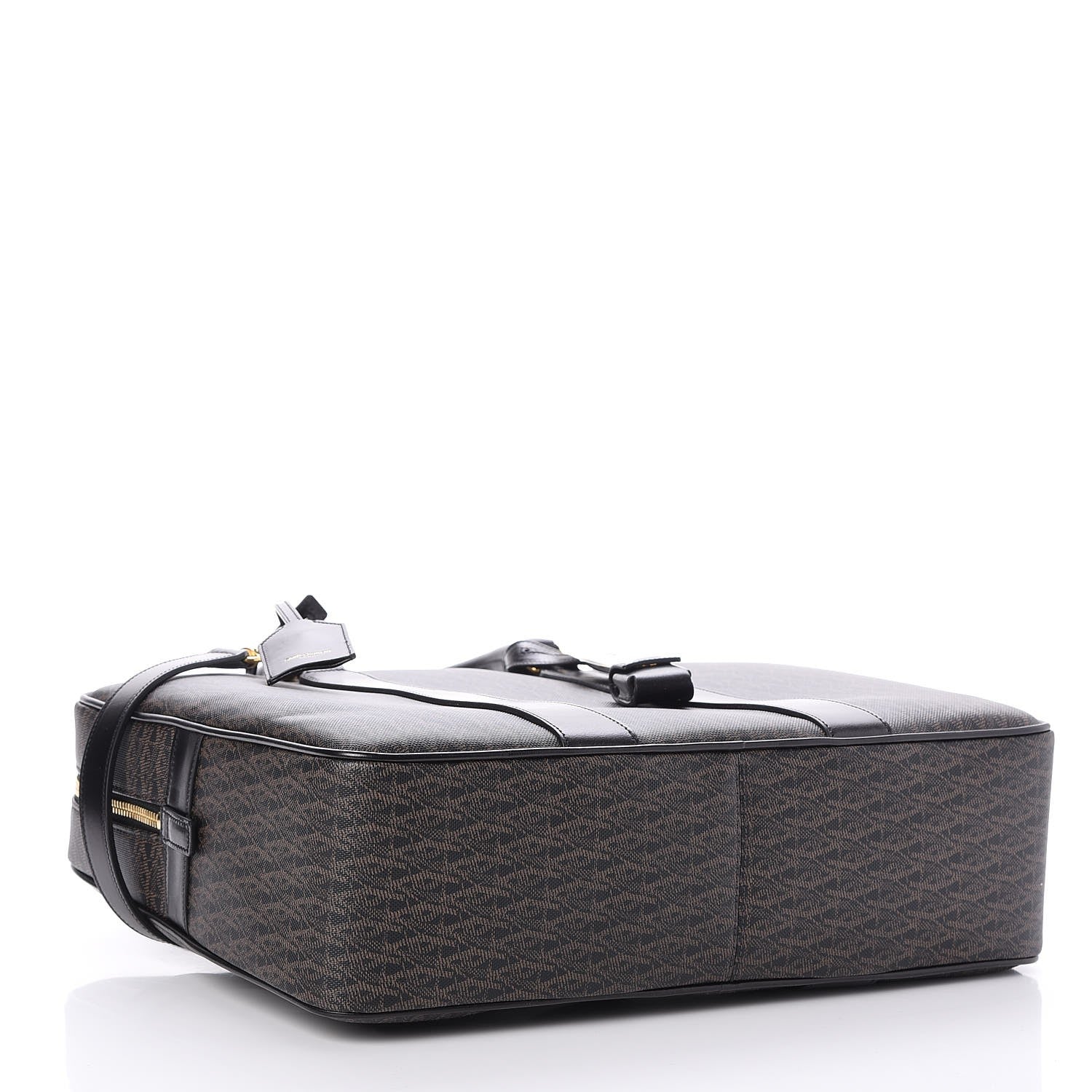 Saint Laurent Toile Classic Monogram Rodeo Briefcase Black 4 of 7