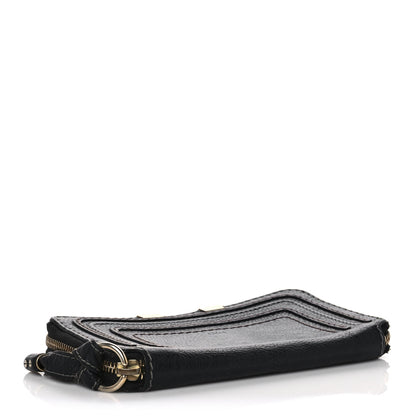 Chloe Grained Calfskin Marcie Long Zip Around Wallet Black 4 of 11