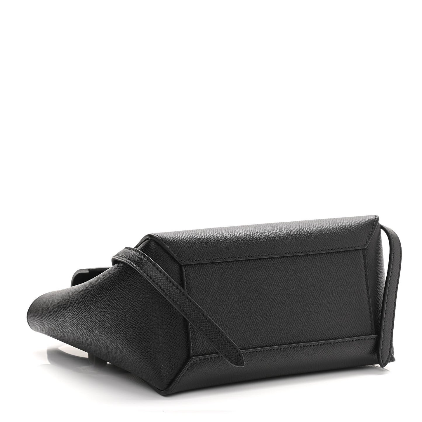 Grained Calfskin Nano Belt Bag Black