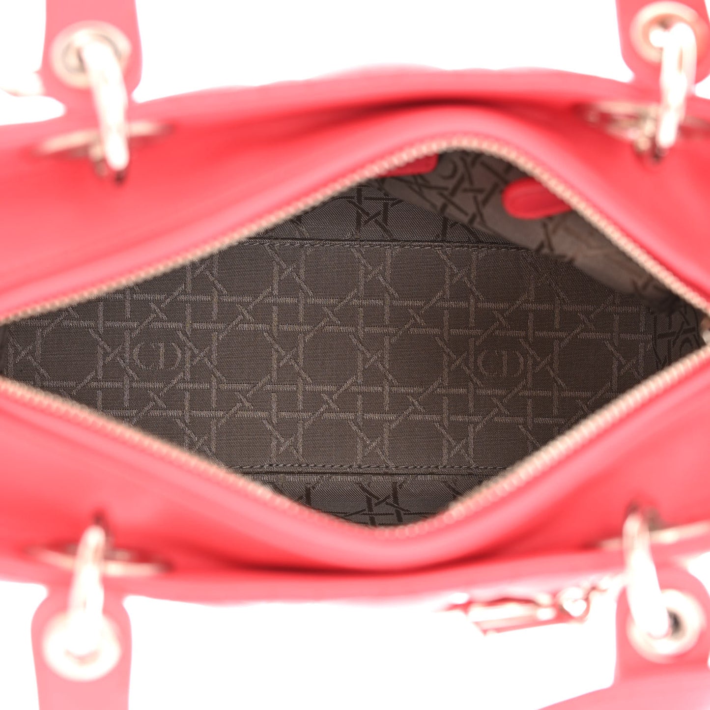 Lambskin Cannage Medium Lady Dior Pink