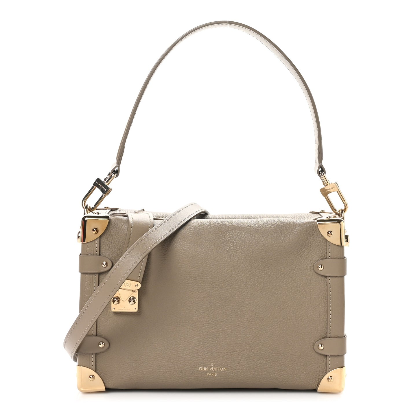 Calfskin Side Trunk MM Taupe