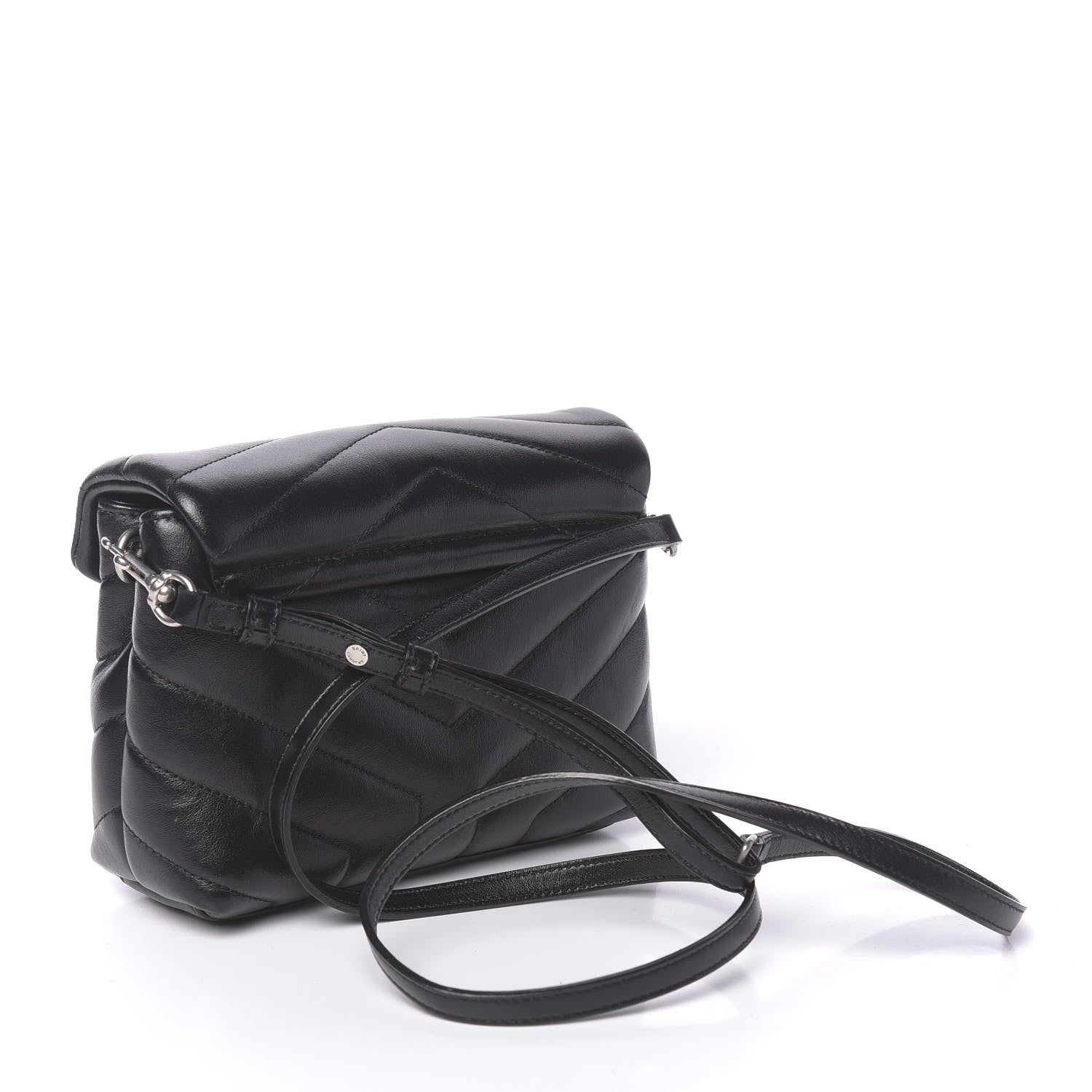 Saint Laurent Calfskin Y Quilted Monogram Toy Loulou Crossbody Bag 3 of 9