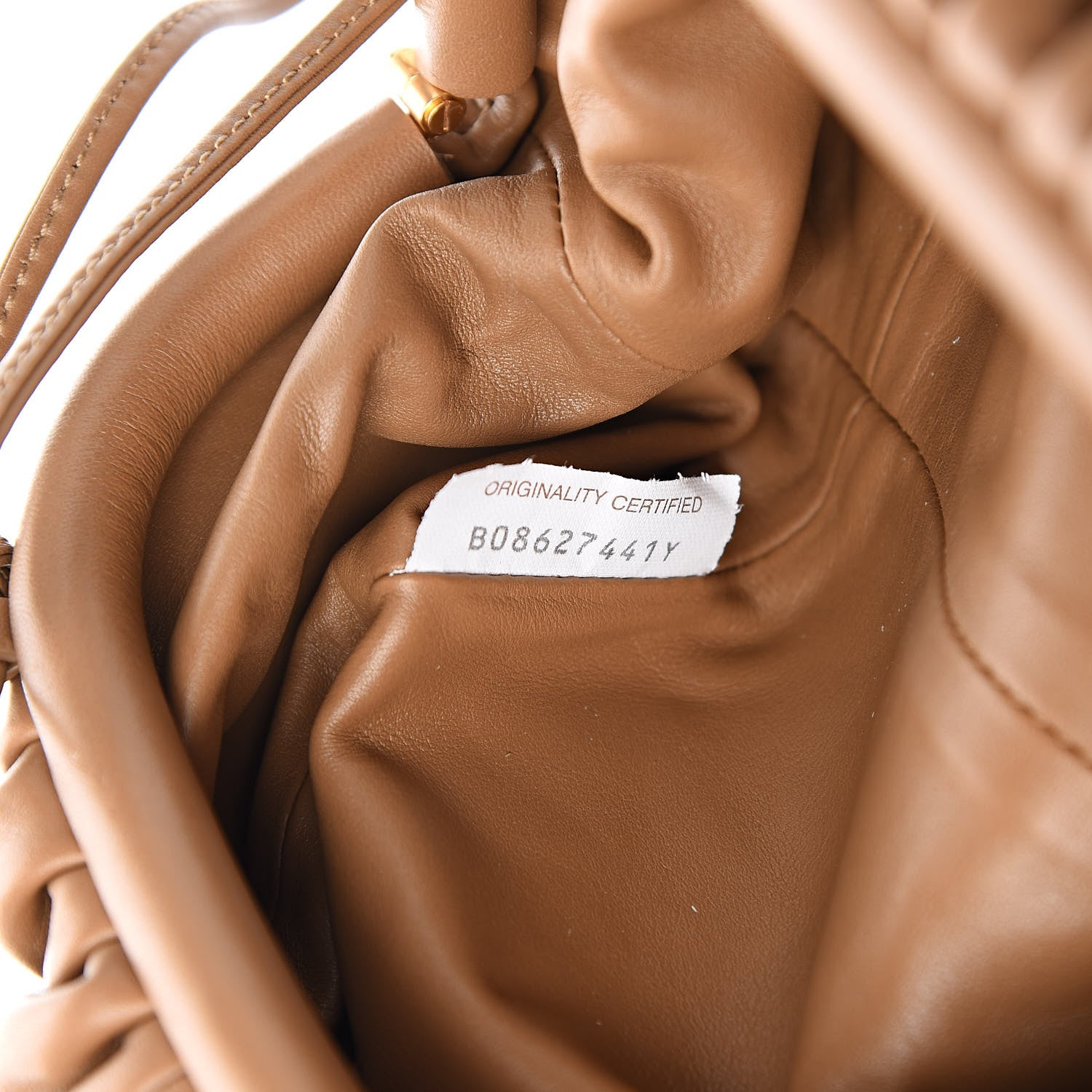 Bottega Veneta Butter Calfskin The Mini Pouch Cammello 6 of 9