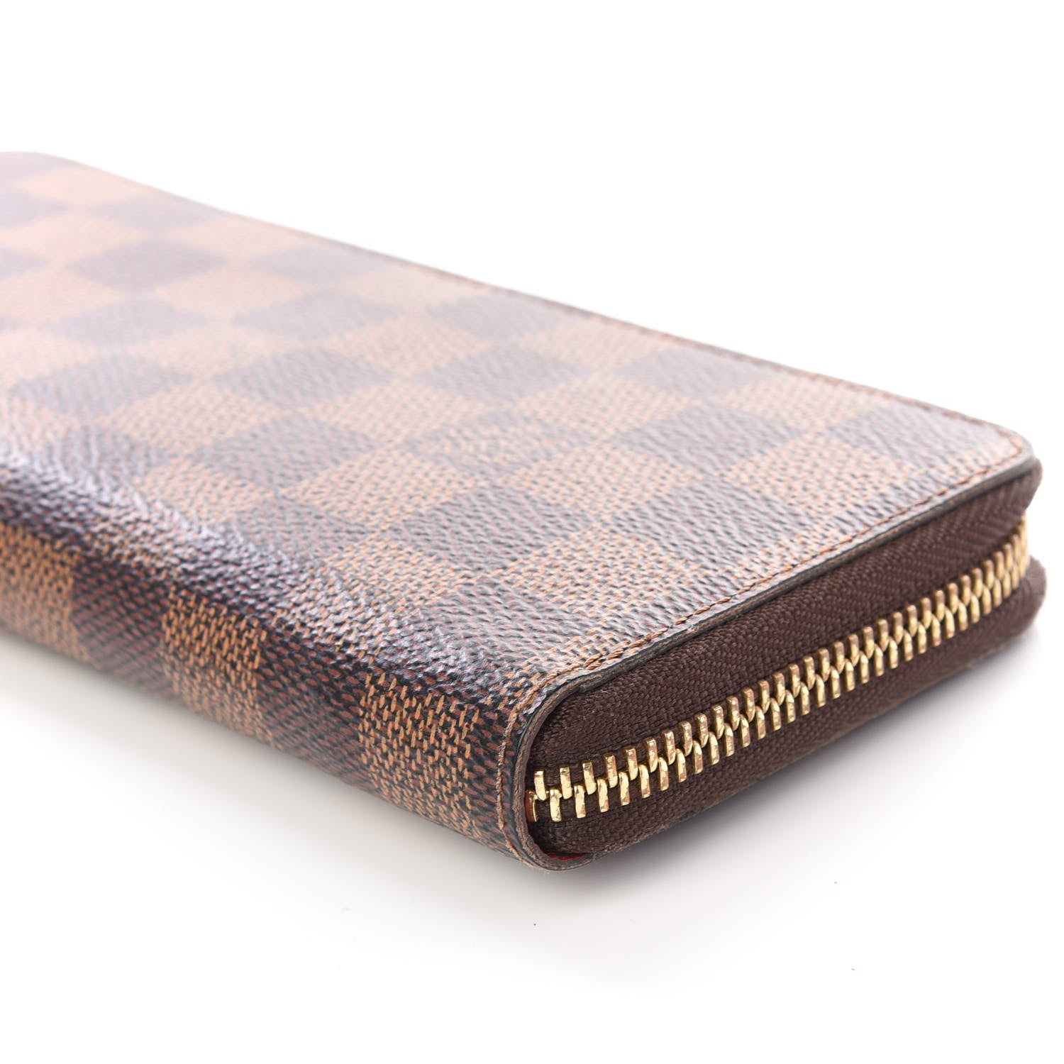 Louis Vuitton Damier Ebene Clemence Wallet Cherry 6 of 10