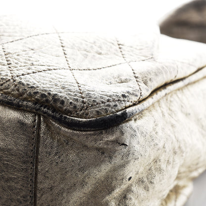Chanel Distressed Lambskin Le Marais Tote Gold 9 of 17