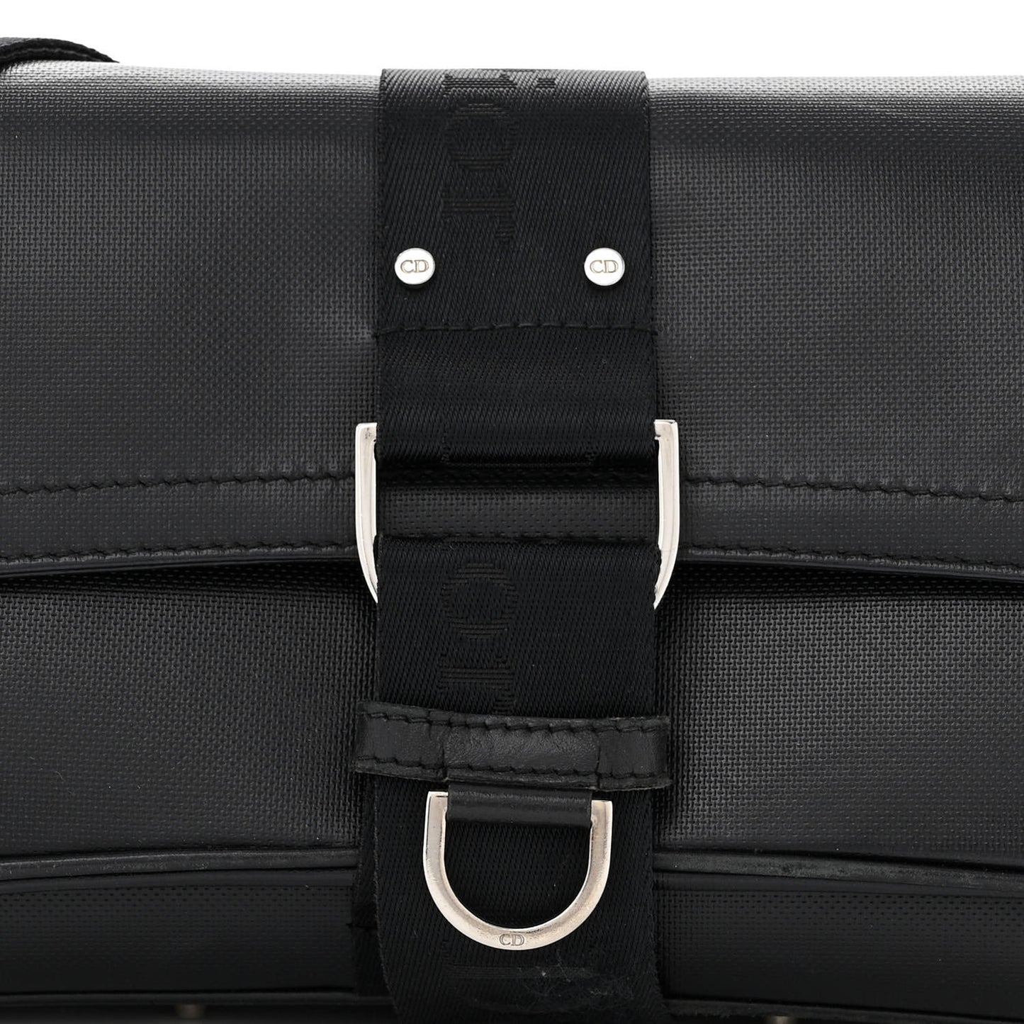 Coated Canvas Crystal Hardcore Bag Black