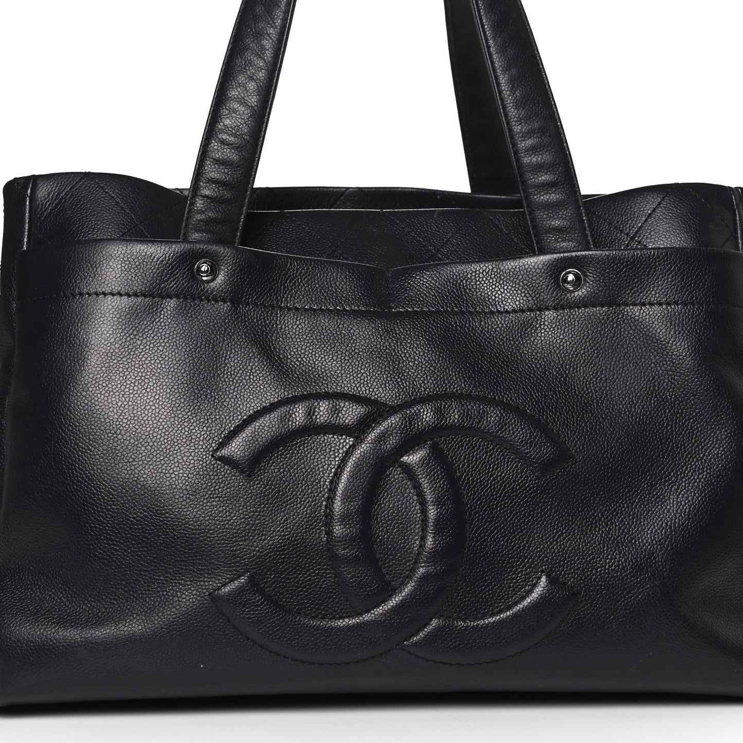 Caviar Executive Cerf Shopper Tote Navy