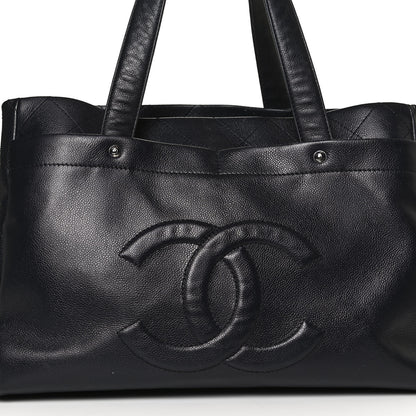 Chanel Caviar Executive Cerf Shopper Tote Navy 7 of 11