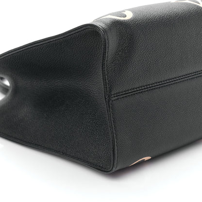 Louis Vuitton Empreinte Monogram Giant Onthego MM Black Beige 7 of 9