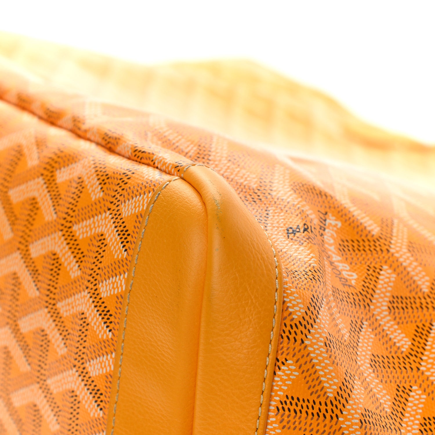 Goyard Goyardine Artois MM Yellow 13 of 15