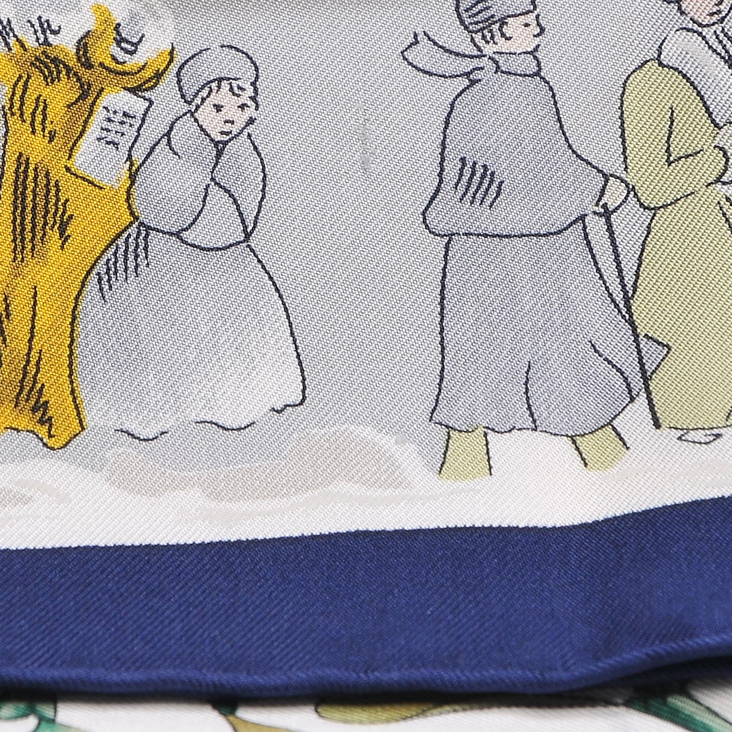 Silk Neige d' Antan Scarf 90