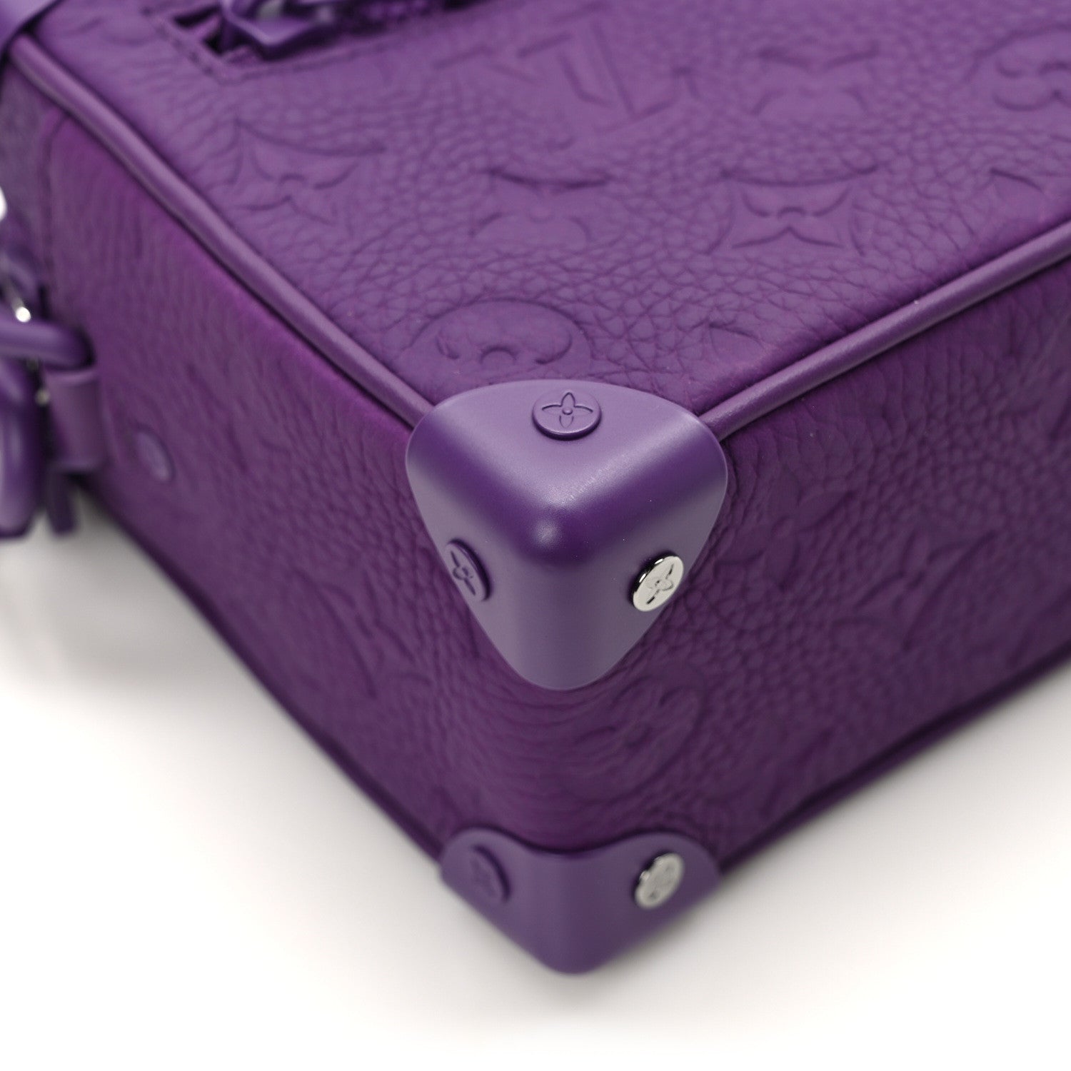 Louis Vuitton Taurillon Monogram Mini Soft Trunk Black Purple Night 10 of 11
