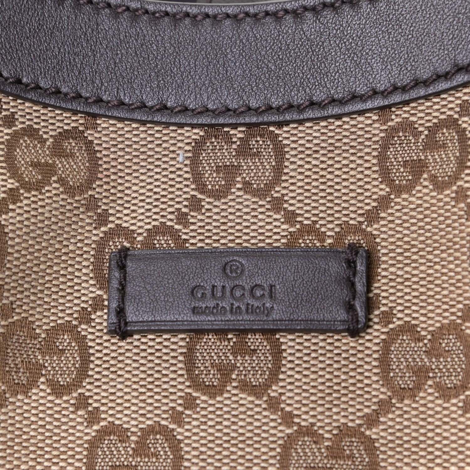 Gucci Monogram Shoulder Bag Dark Brown 6 of 6