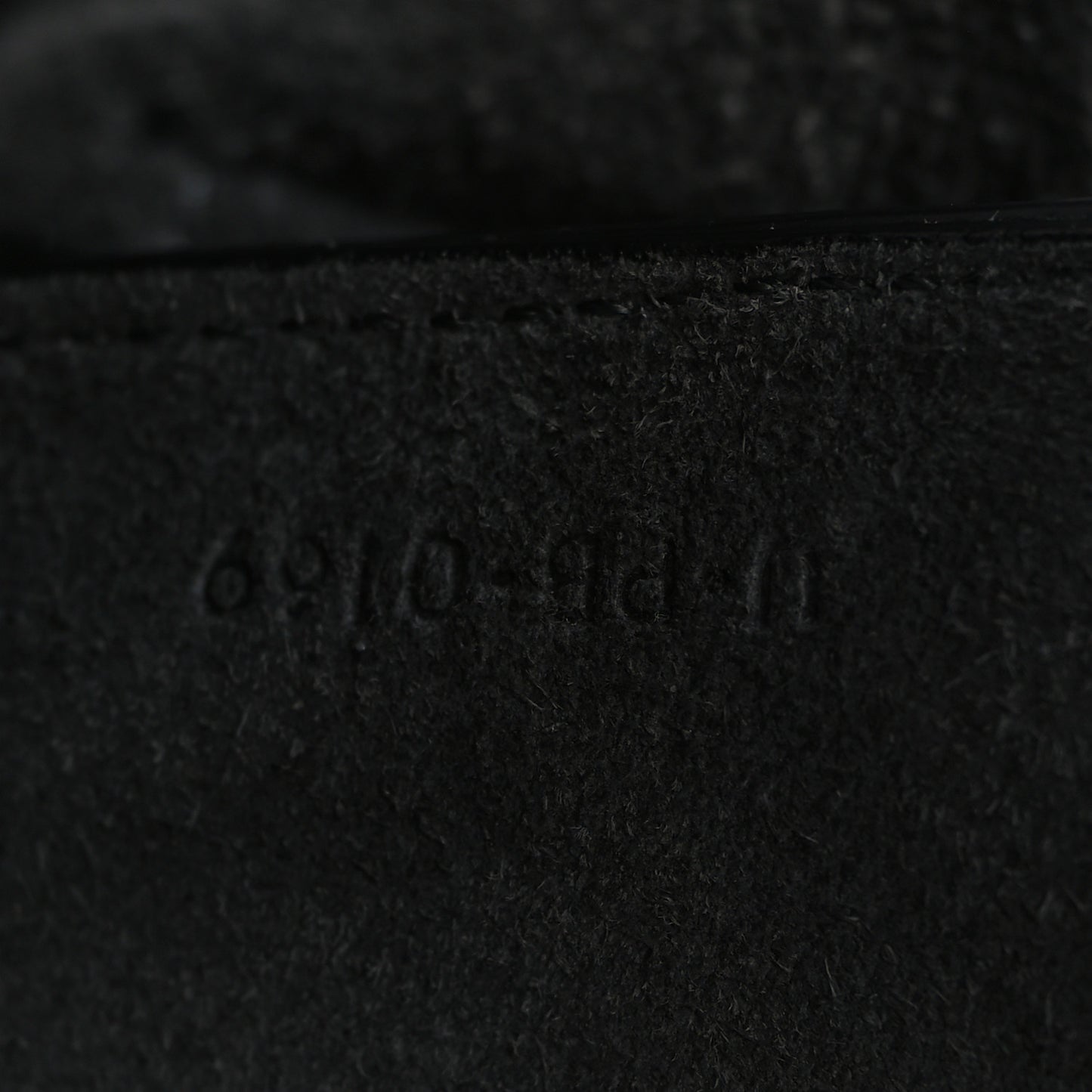 Grained Calfskin Micro Belt Bag Grey