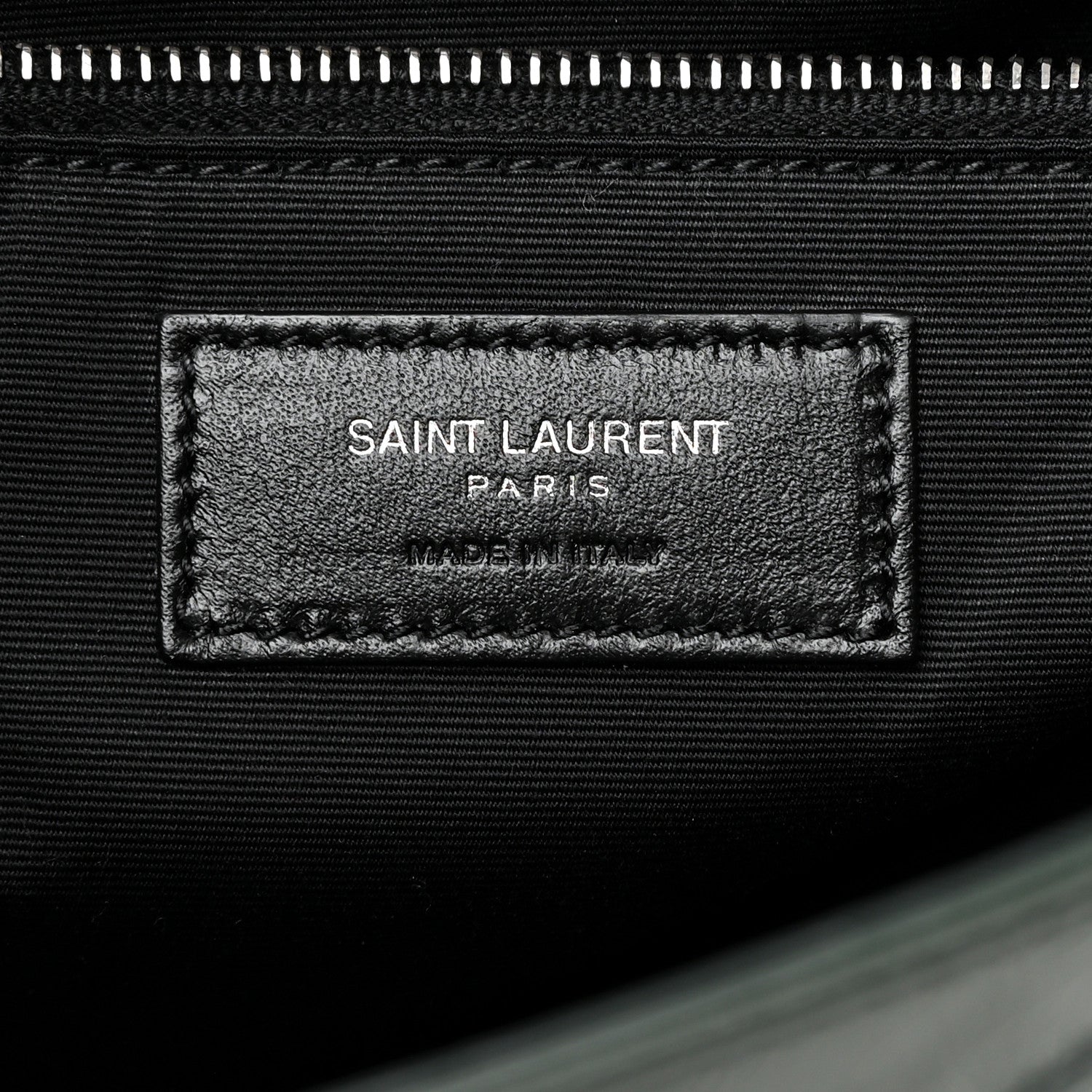 Saint Laurent SAINT LAURENT Crinkled Lambskin Matelasse Monogram Medium Niki Chain Satchel Green 6 of 14