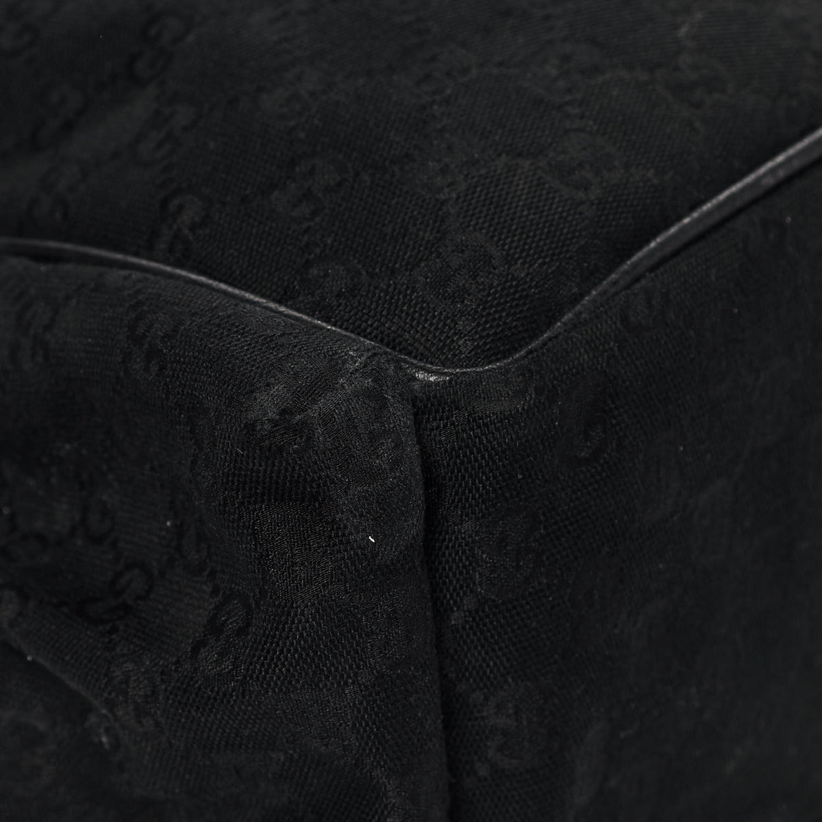 Monogram Large Diaper Bag Black