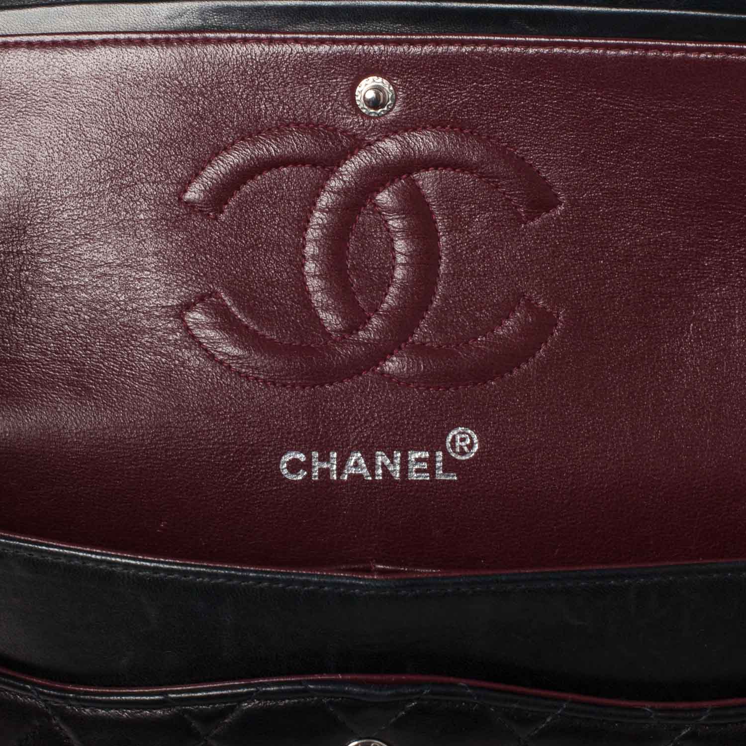 Chanel Lambskin Medium Double Flap Black 7 of 11