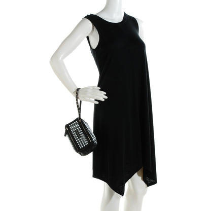 Givenchy Calfskin Studded Pandora Wristlet Black 2 of 7