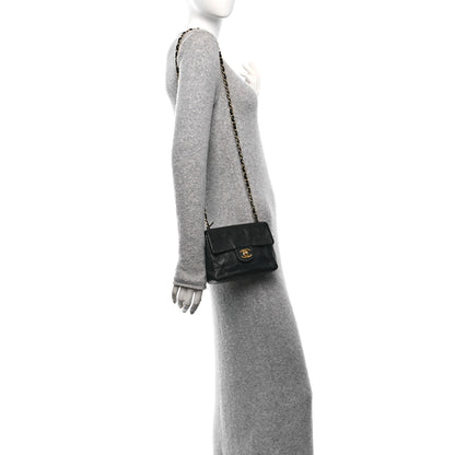 Chanel Lambskin Quilted Mini Square Flap Bag Black 2 of 19
