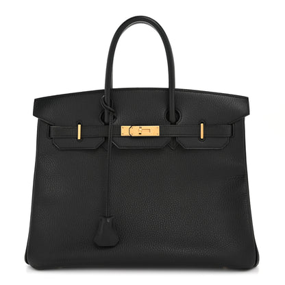 Hermes Ardennes Birkin 35 Black 1 of 40