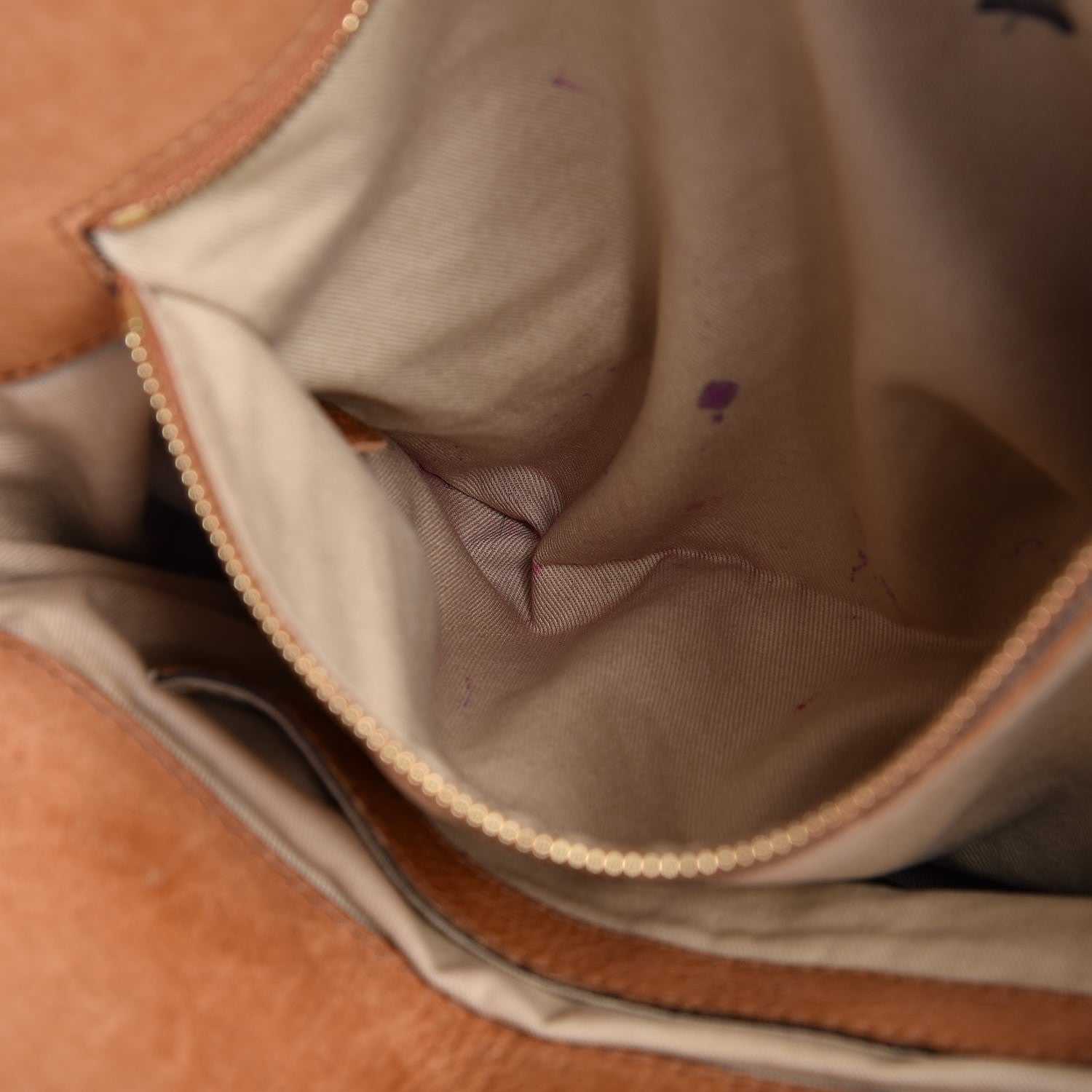 Chloe Lambskin Large Heloise Satchel Gazelle 12 of 31