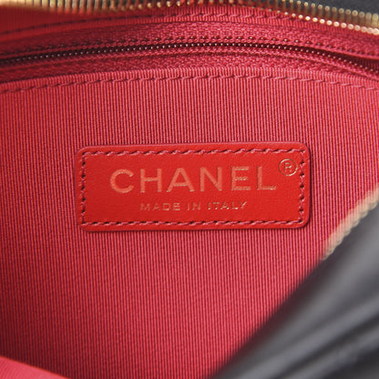 Chanel Calfskin Quilted Enchained Camera Case Bag Black 5 of 11