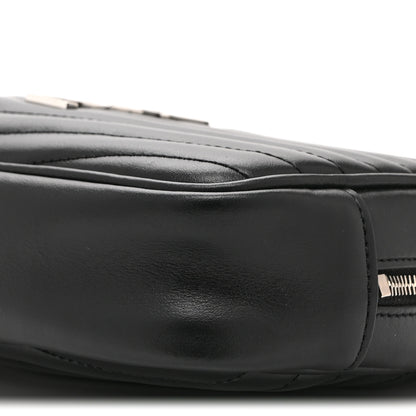 Saint Laurent Calfskin Matelasse Monogram Mini Lou Camera Bag Black 10 of 10