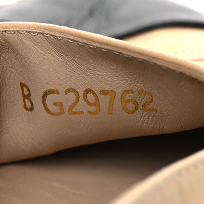 Chanel Lambskin CC Espadrilles 38 Beige Black 10 of 12