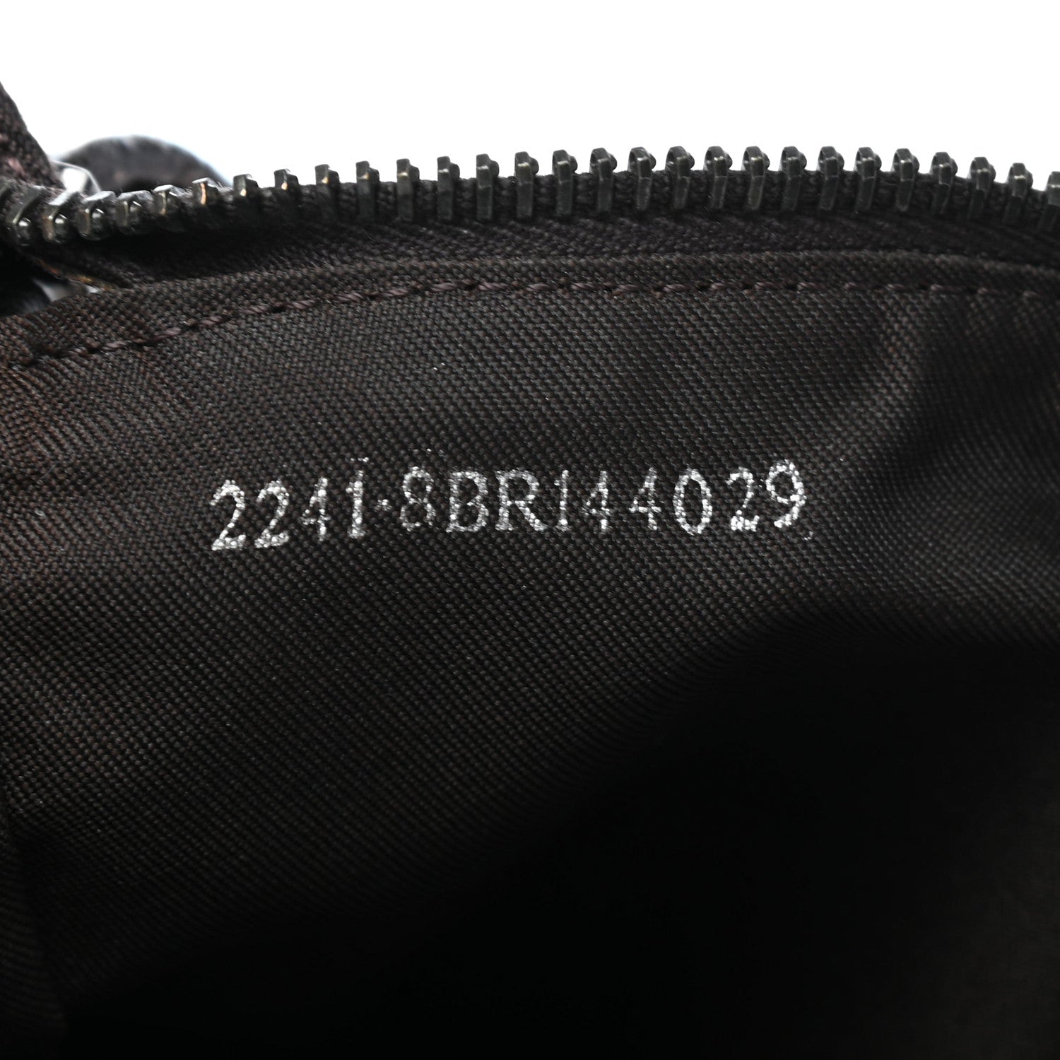 Fendi Zucchino Pochette Dark Brown 7 of 10