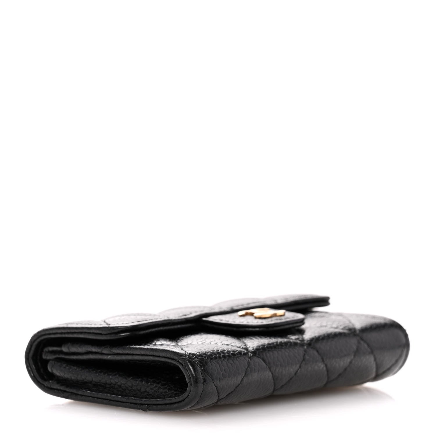 Chanel Caviar Quilted Flap Card Holder Black 4 of 14