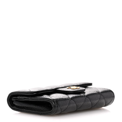 Chanel Caviar Quilted Flap Card Holder Black 4 of 14