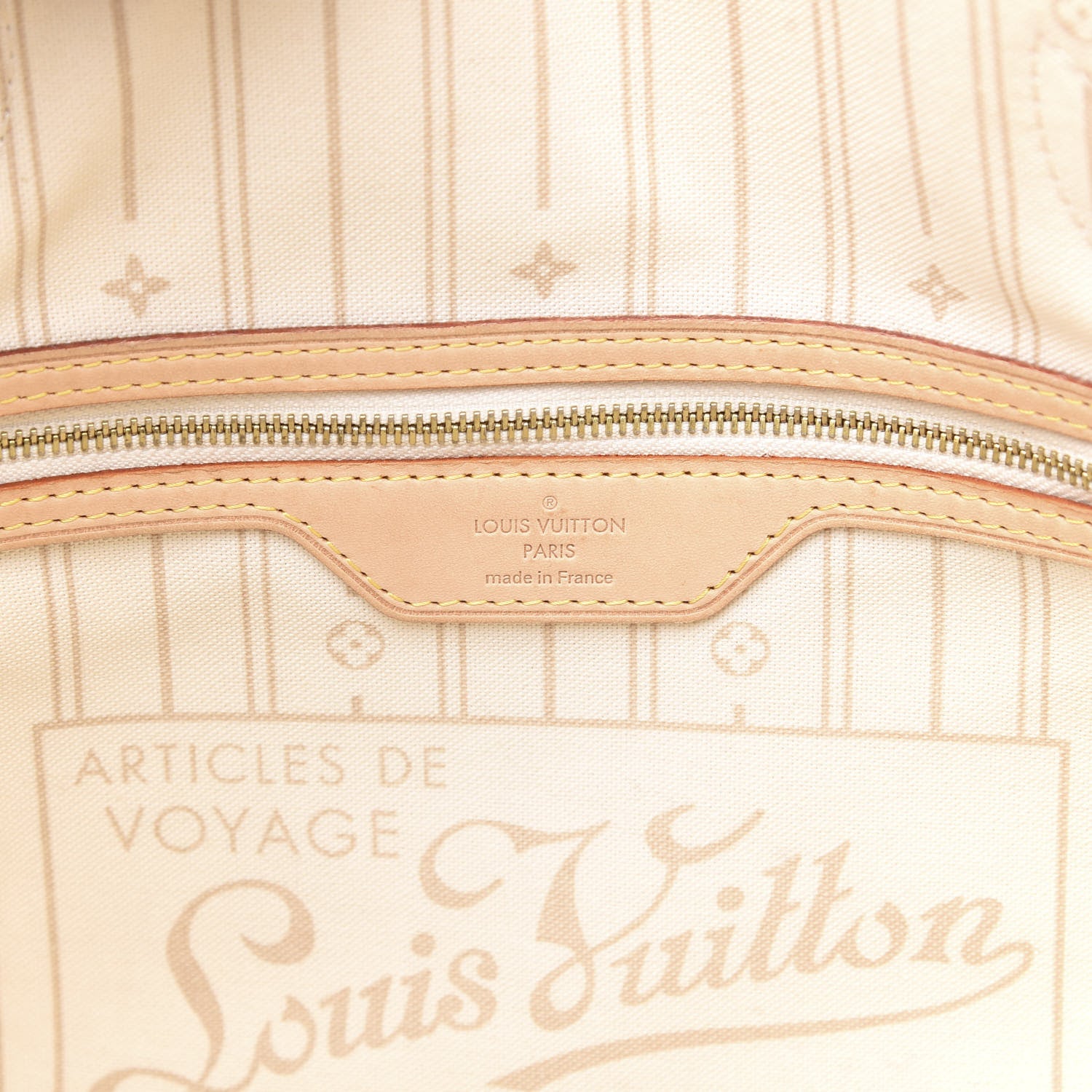 Louis Vuitton Damier Azur Neverfull MM 6 of 13