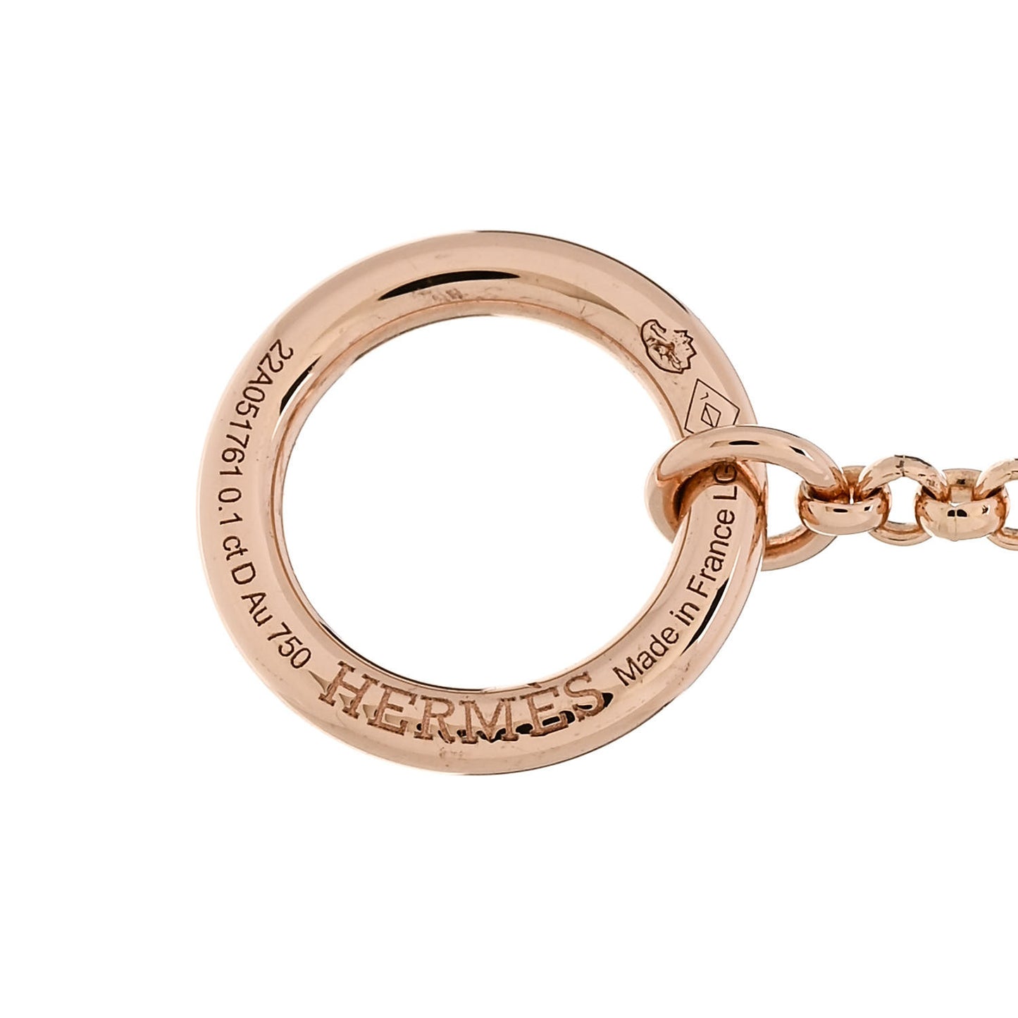 18K Rose Gold Diamond Chaos Bracelet LG