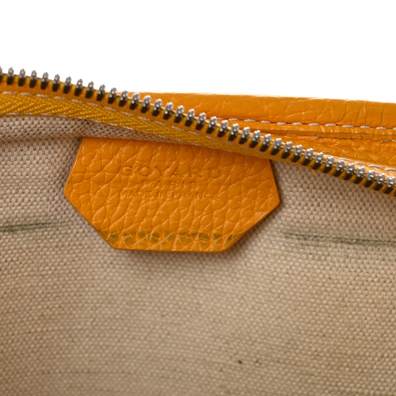 Goyard Goyardine Grenadines Hobo Yellow 6 of 13