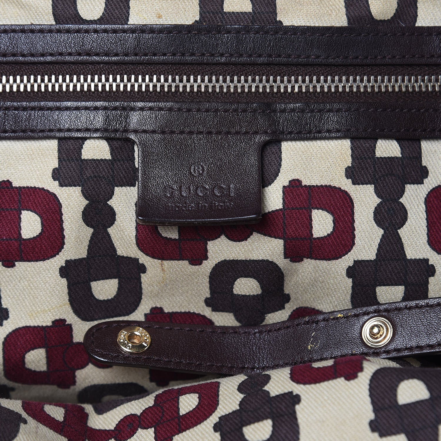 Gucci Guccissima Medium Pelham Shoulder Bag Dark Brown 7 of 21