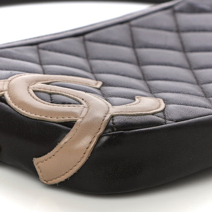 Chanel Calfskin Quilted Cambon Pochette Brown Beige 9 of 17