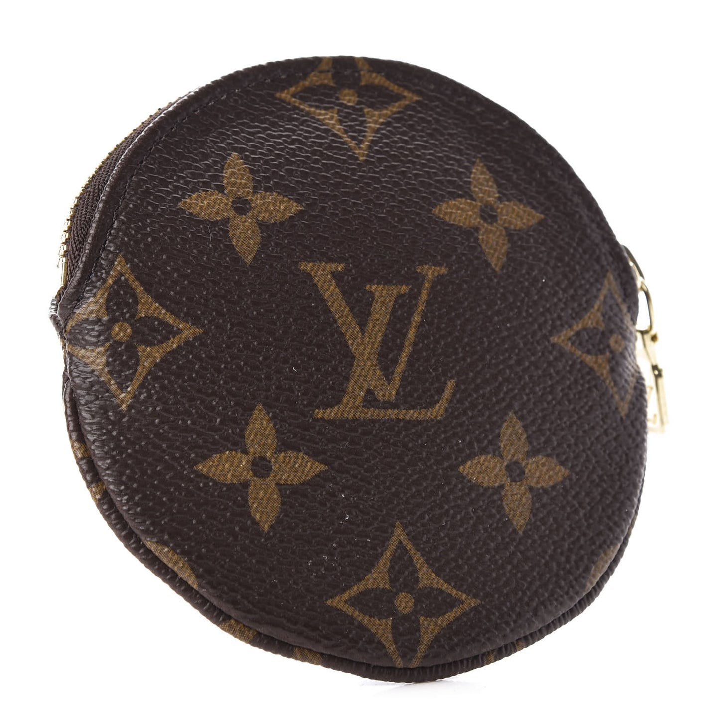 Monogram 2019 Christmas Animation Round Coin Purse Blue
