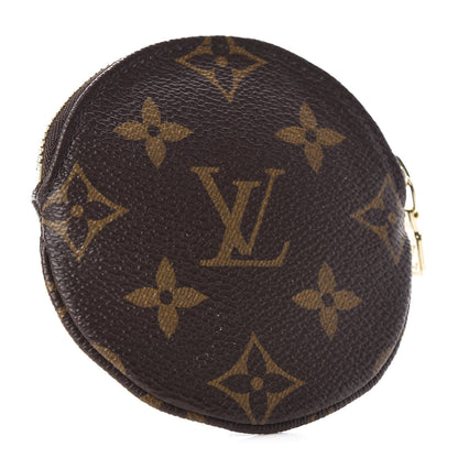 Louis Vuitton Monogram 2019 Christmas Animation Round Coin Purse Blue 3 of 7