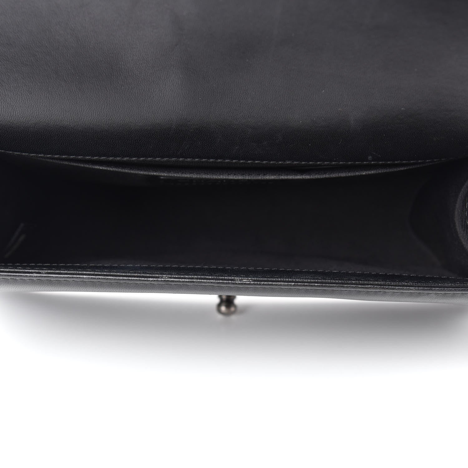 Chanel Lambskin Quilted Medium Boy Flap Black 5 of 10