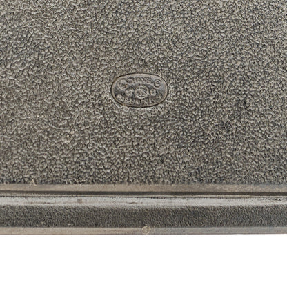 Chanel Metal Crystal Pearl CC Square Brooch Ruthenium 4 of 4