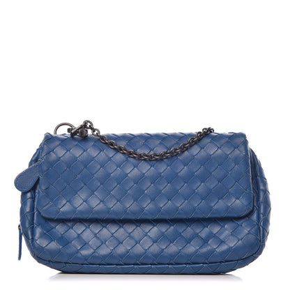 Bottega Veneta Nappa Intrecciato Small Chain Crossbody Bleuette 1 of 11
