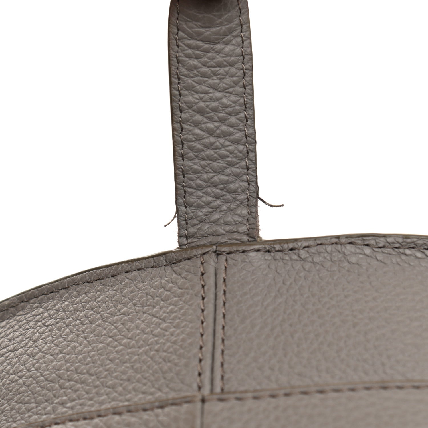 Chloe Calfskin Mini Marcie Round Crossbody Bag Cashmere Grey 9 of 12
