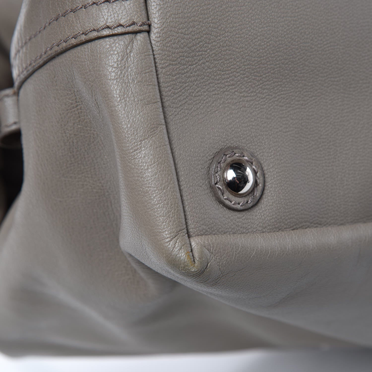 Saint Laurent Chevre Studded Large Rock Stud Easy Y Grey 9 of 21