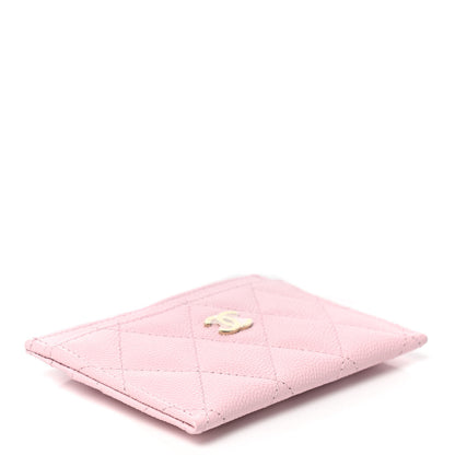 Chanel Caviar Quilted Card Holder Light Pink 4 of 8