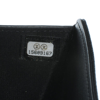 Chanel Caviar CC Large Flap Wallet Black 8 of 8