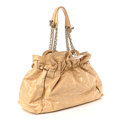 Christian Dior Patent Cannage Medium Le Trente Tote Beige 3 of 10