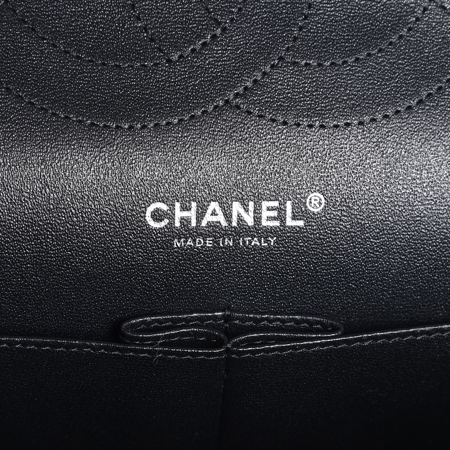 Chanel Iridescent Caviar Quilted Jumbo Double Flap Black 6 of 8