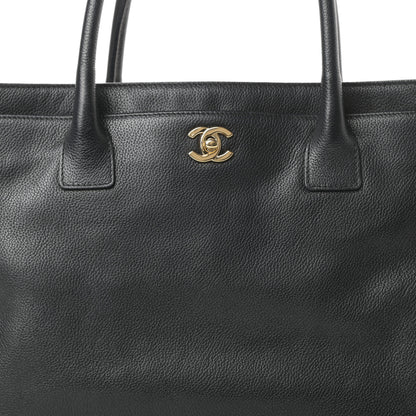 Chanel Calfskin Cerf Executive Shopper Tote Black 8 of 17